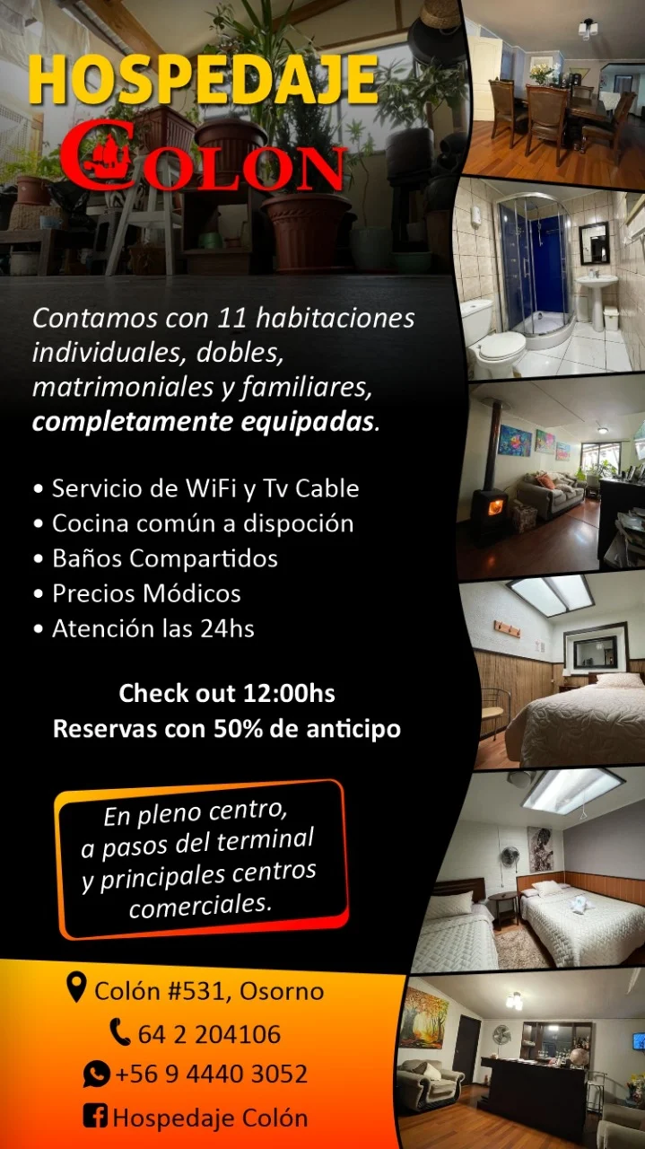 hospedaje osorno colon