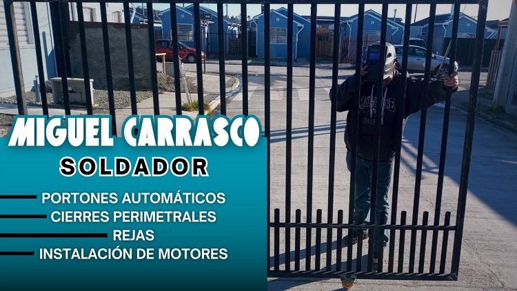 soldador osorno la union rejas portones automaticos cierres perimetrales