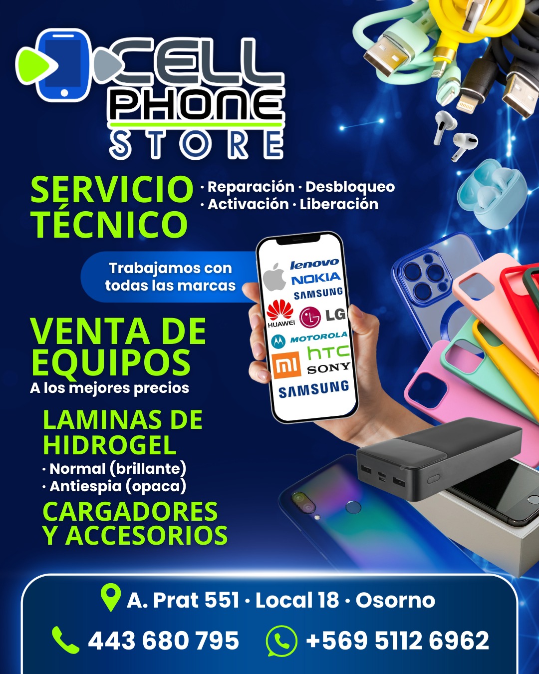 celulares osorno