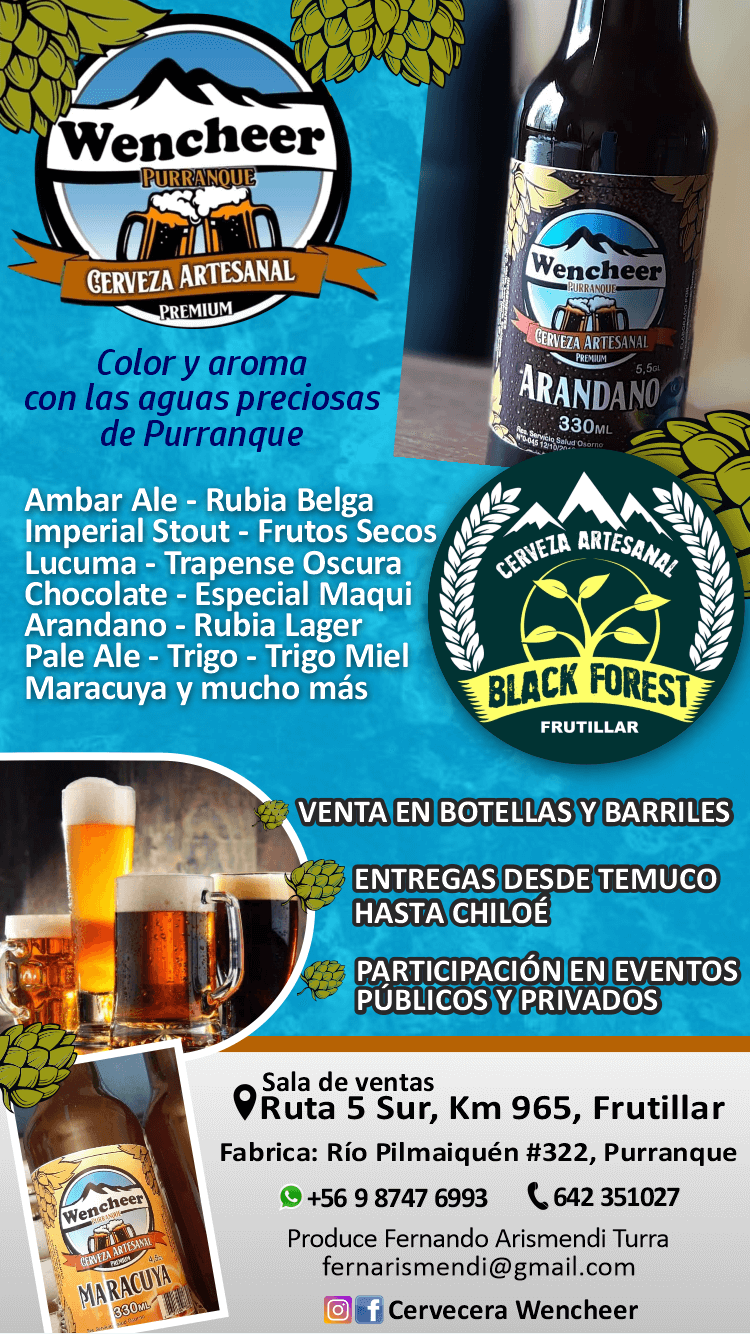 cerveza artesanal wencheer osorno purranque