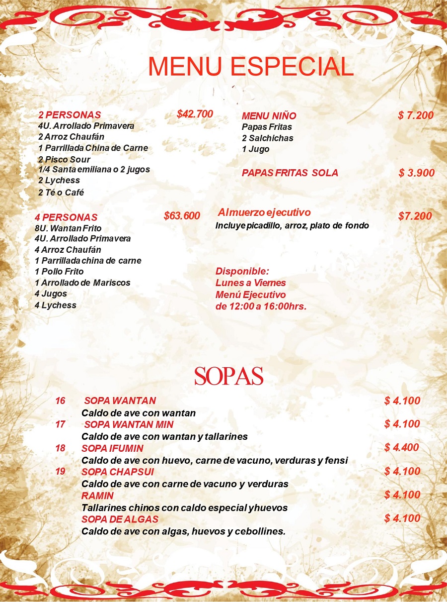 carta comida china restaurant chino osorno 2