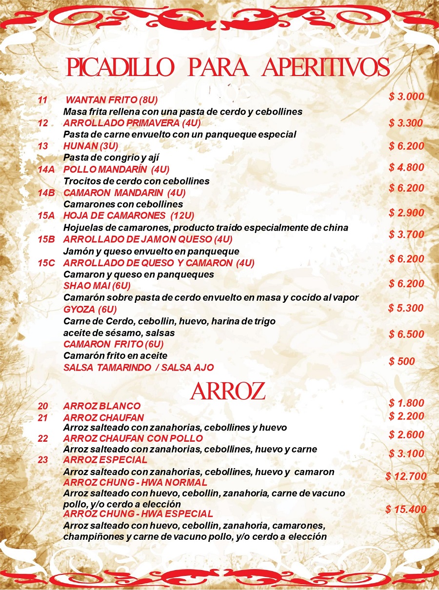 carta comida china restaurant chino osorno 3