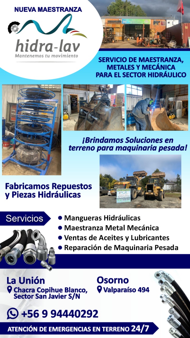 mangueras hidraulicas en osorno