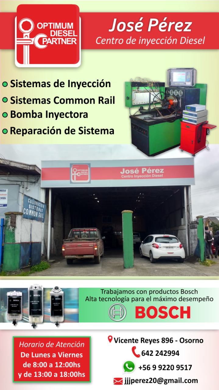 reparacion sistema inyeccion bombas inyectoras osorno