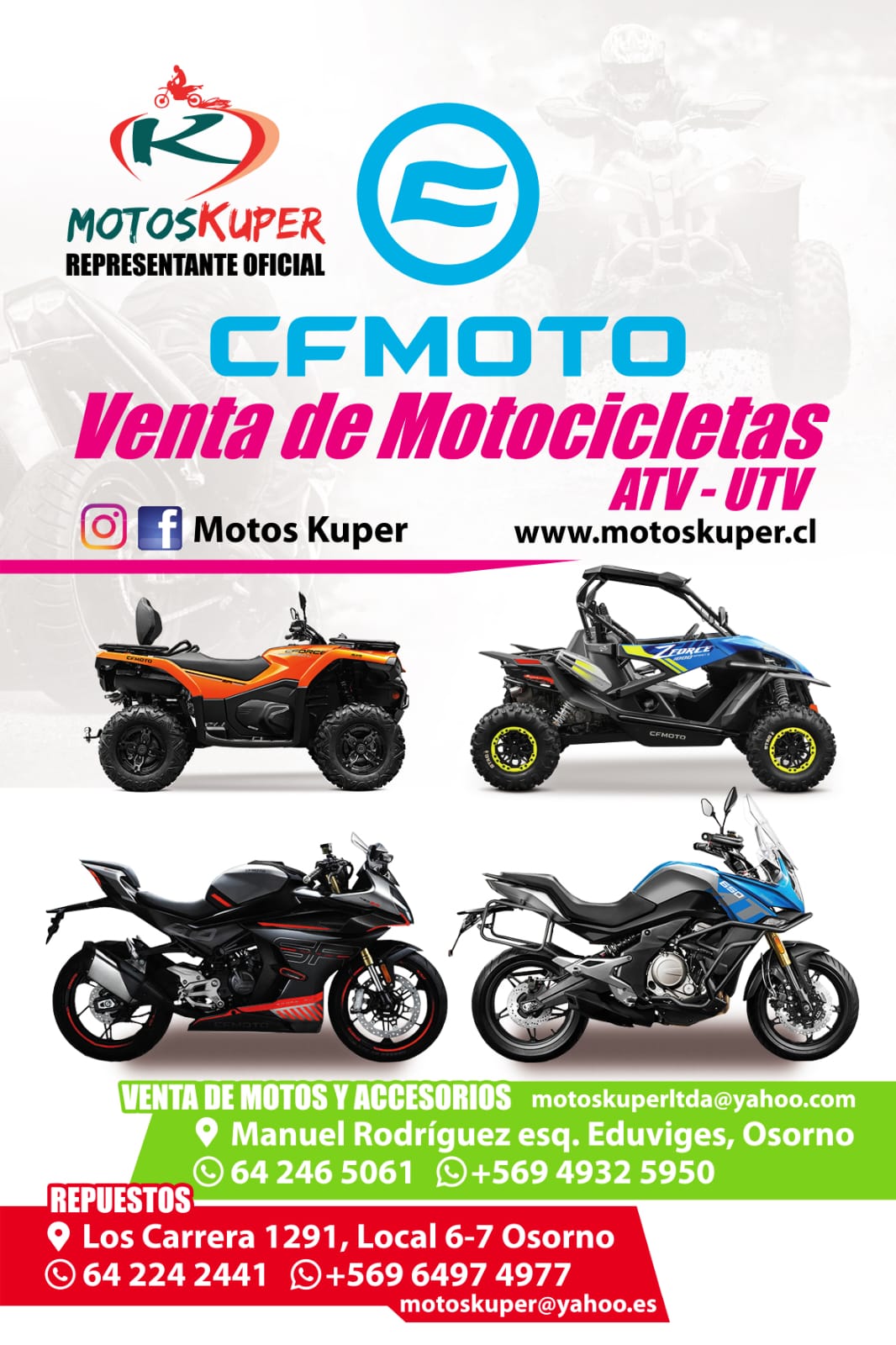 motociletas cfmoto osorno chile