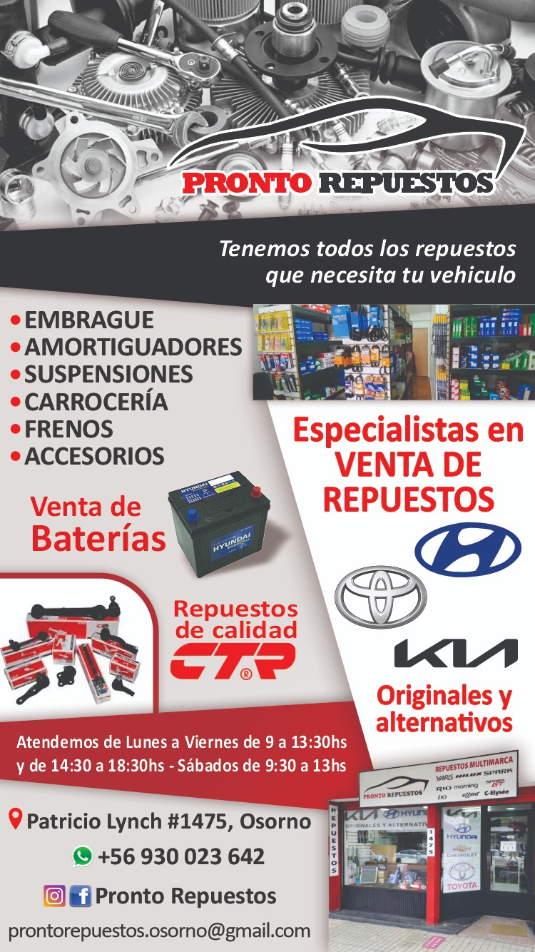 repuestos toyota en osorno