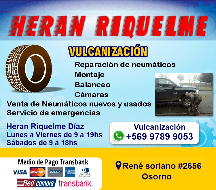 vulcanizacion en osorno